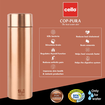 Water Bottle CELLO H2O - 1100 ml