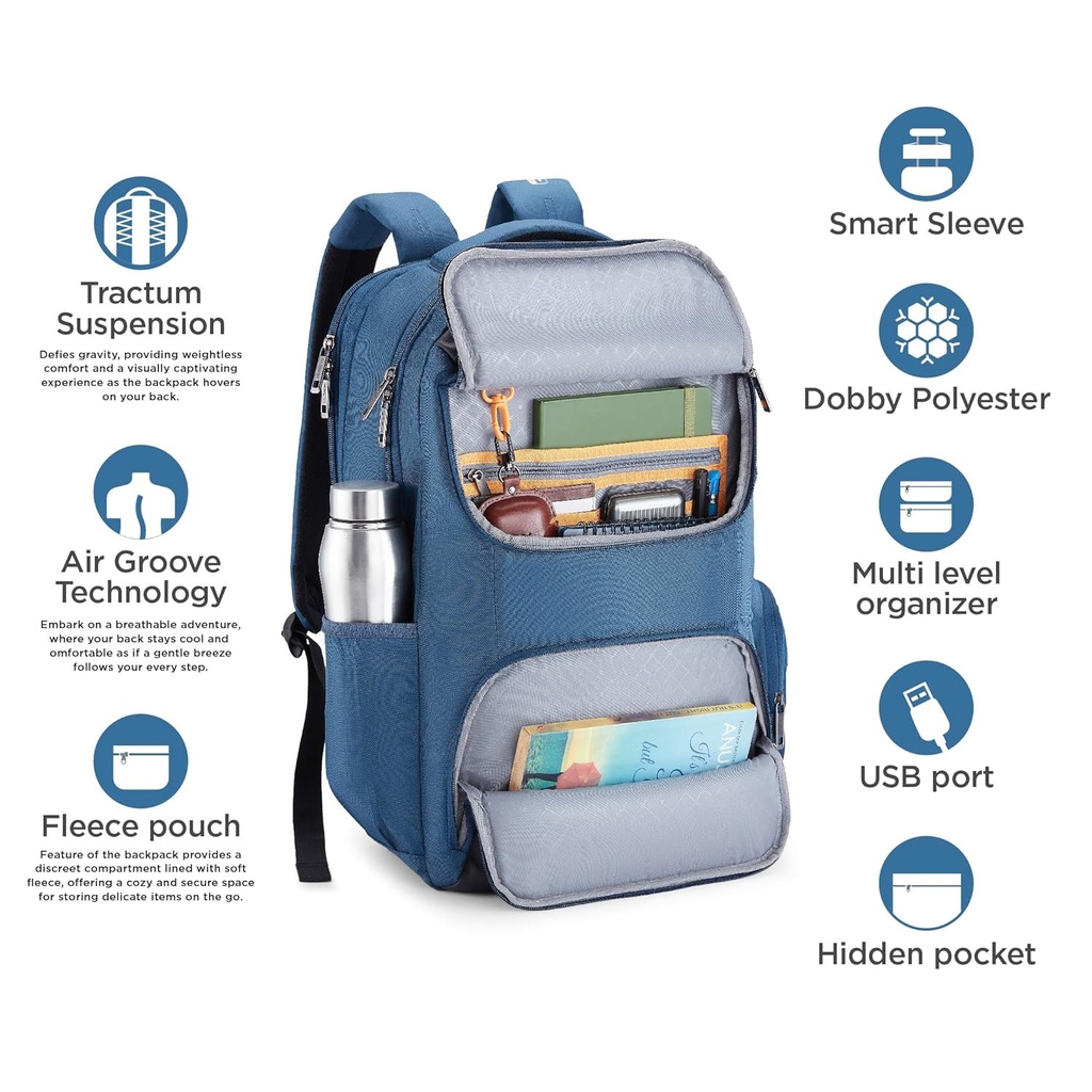 Laptop Backpack AMERICAN TOURISTER Segno Ve Style 3 - 24.5 l