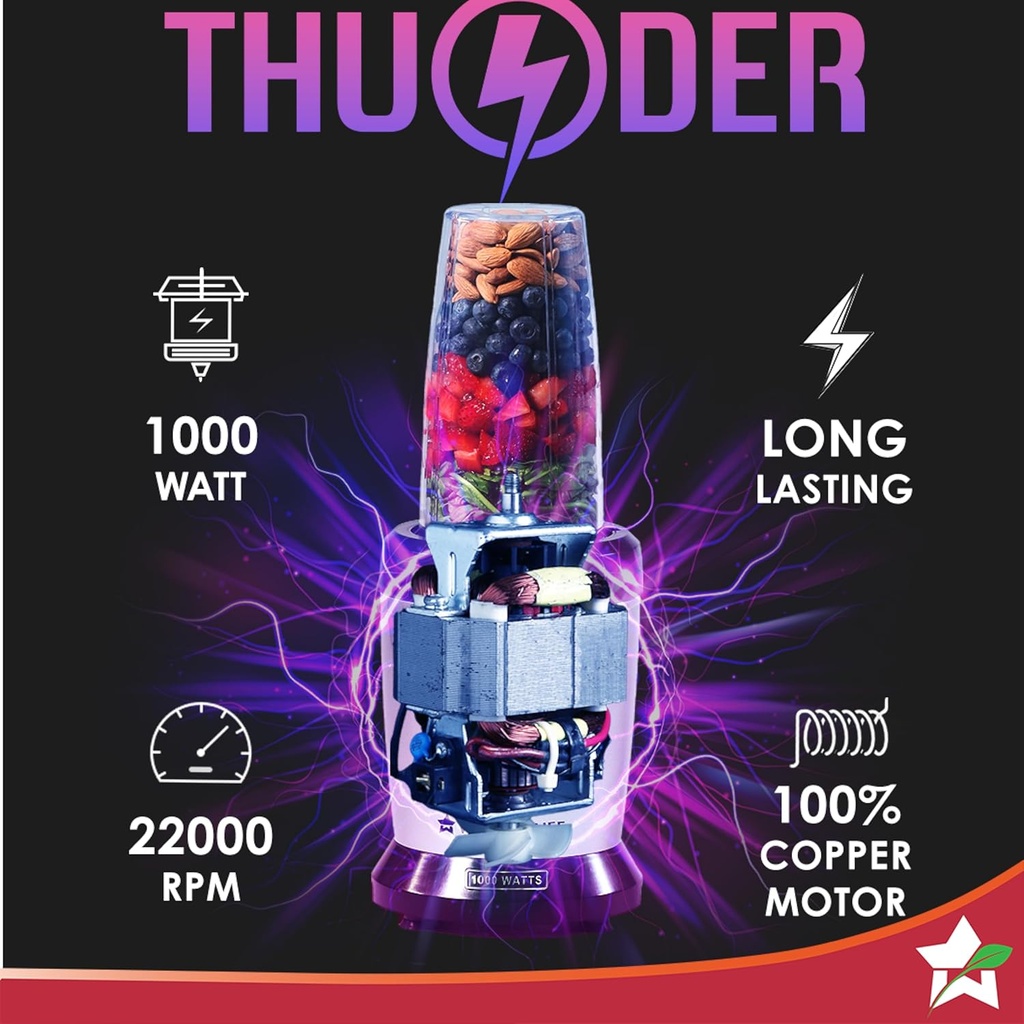 Blender Nutri-blend Thunder WONDERCHEF - 1000 W