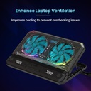 Laptop Laptop Cooling Pad PORTRONICS My Buddy Air 5  - 15.6” 