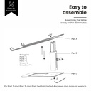 Portable Laptop Stand PORTRONICS My Buddy K5 - 15.6" 