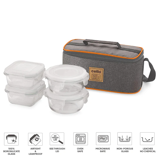 Lunch Box PIGEON Fresh Meal Insulated - Set of 2