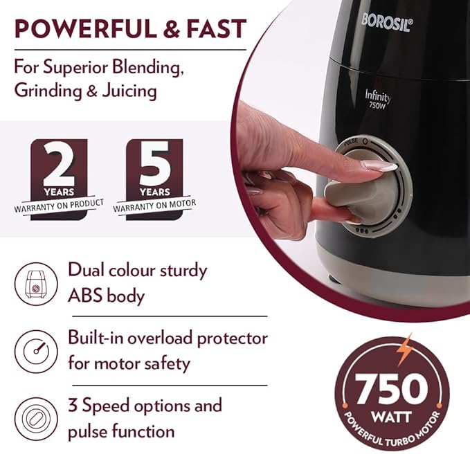 Mixer Grinder BOROSIL Infinity - 750 W