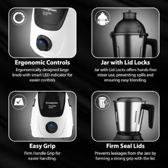 Mixer Grinder CROMPTON Duroelite - 1000 W