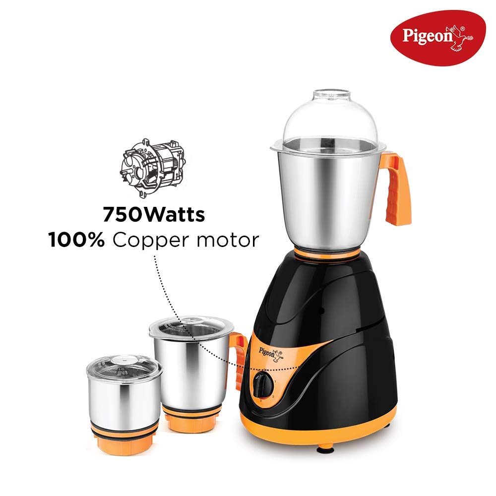 Mixer Grinder PIGEON Black Pearl Mx7 - 750 W