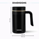 Mug 540 ml BOROSIL Klassic Super Mug