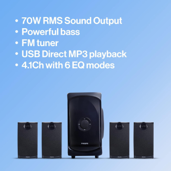 Multimedia Speakers PHILIPS TAV7477 - 70 W