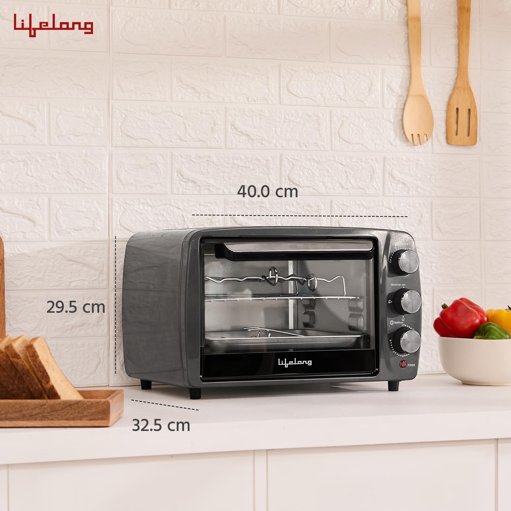 Oven Toaster Griller LIFELONG (OTG) - 19 l