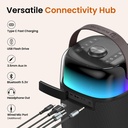 Party Speaker with With Karaoke Mic PORTRONICS Dash 4 - 50 W