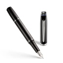 Pen LAPIS BARD Contemporary Fountain Black - Chrome Trim