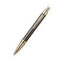 Pen PARKER Ambient Rollerball Gun Metal Chiselled - Gold Trim (GT)