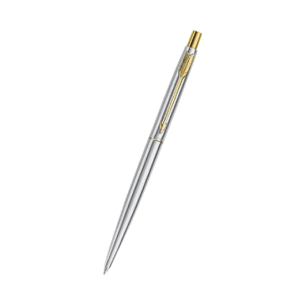 Pen PARKER Classic Ballpoint Sliver - Gold Trim (GT)