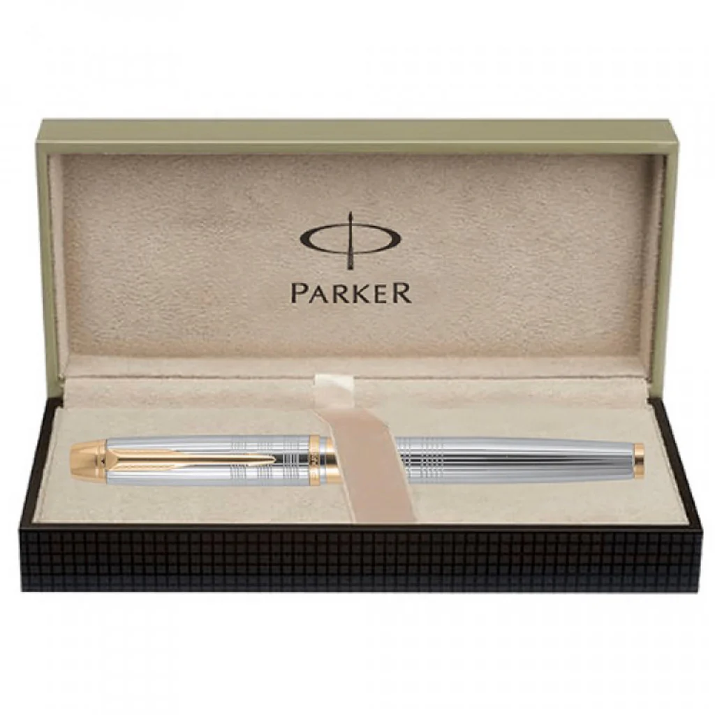 Pen Parker Fountain Odyssey Shiny Chrome Chiselled - GT
