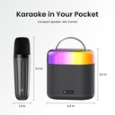 Bluetooth Speaker with Karaoke Mic PORTRONICS Dash 3 - 16 W