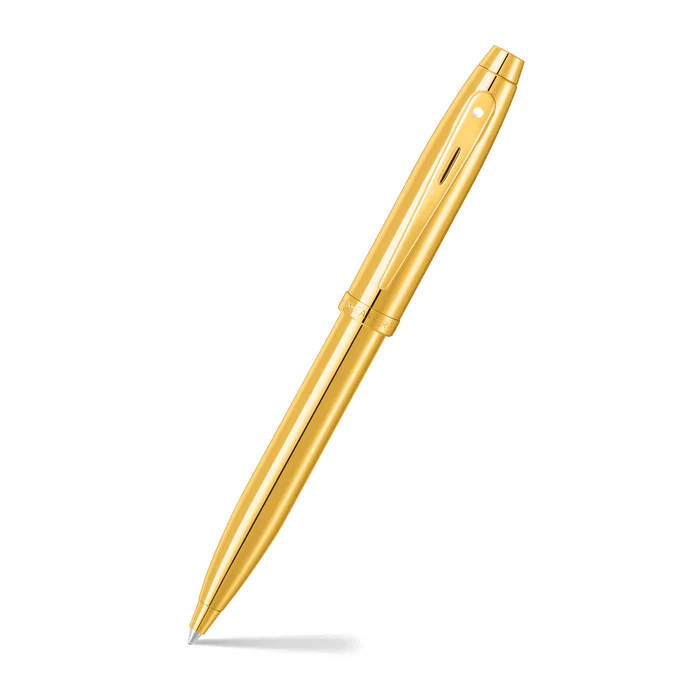 Pen SHEAFFER 100 Ballpoint Pen - PVD Gold Trim