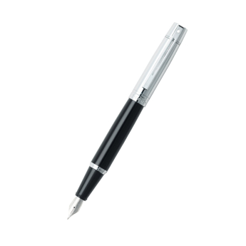 Pen SHEAFFER 300 Fountain Glossy black barrel - Chrome Trim