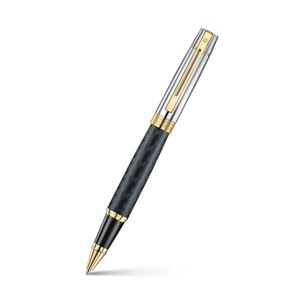 Pen SHEAFFER 300 Rollerball - PVD Gold Trim