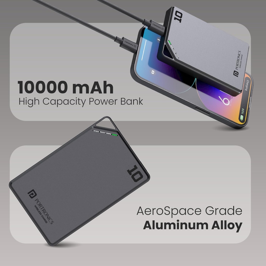 Power Bank PORTRONICS Boosty 10K - 10000 mAh