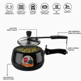 Pressure Cooker CELLO Chef Plus Delux Inner Lid - 2 l