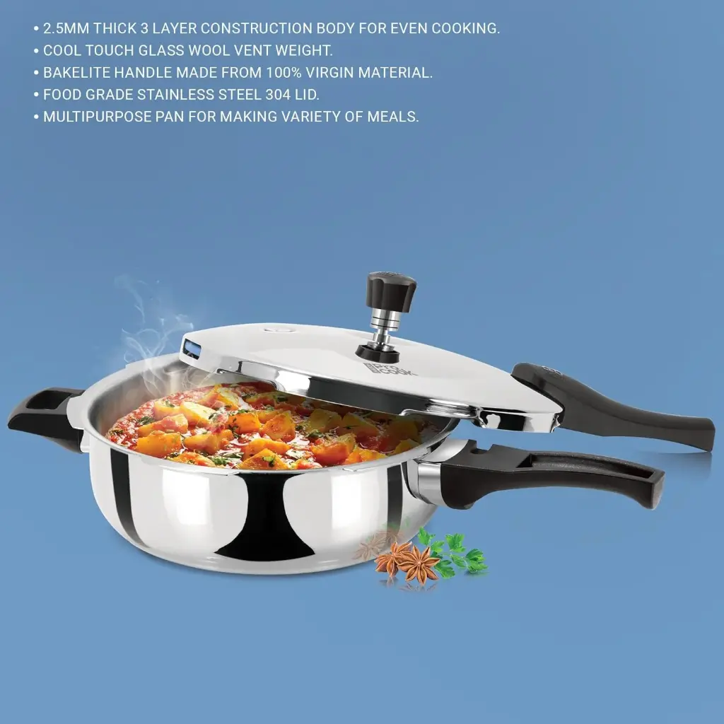 Pressure Cooker MILTON Tri-Ply - 1.5 l