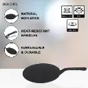 Dosa & Griddle Tawa PENCIL Black Cast - 25 cm 