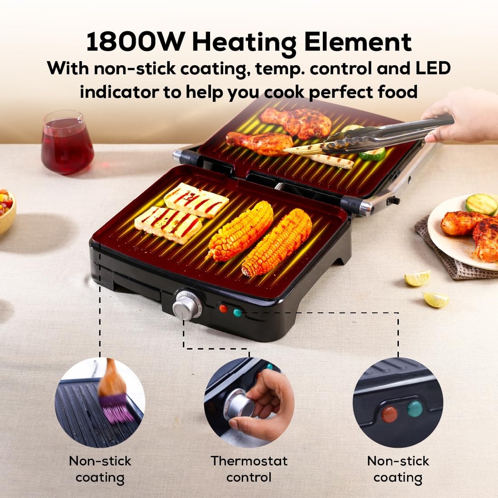 Sandwich Maker WONDERCHEF SKT Plus Professional -1800W 