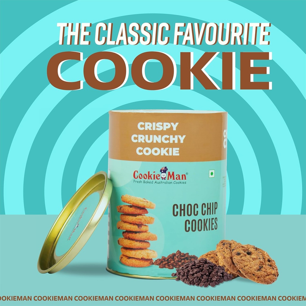 Signature Cookie Canisters COOKIE MAN Choc Chip 