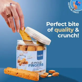 Signature Cookie Jars COOKIE MAN Almond Fingers