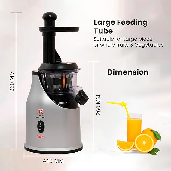  Slow Juicer SWISS MILITARY Vitpro - 180 W 