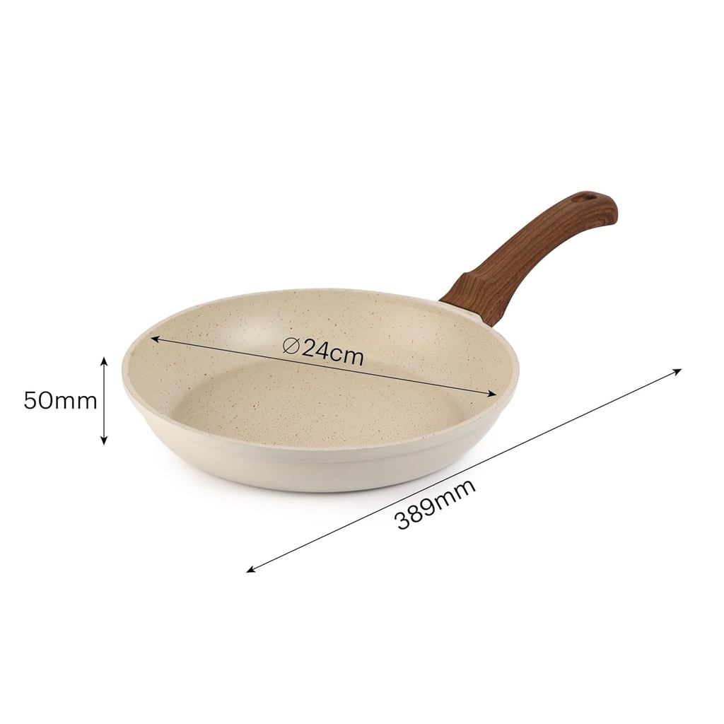  Taper Fry pan CELLO Castello 24 cm