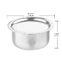 Tope with Lid MILTON Tri Ply - 1.6 l