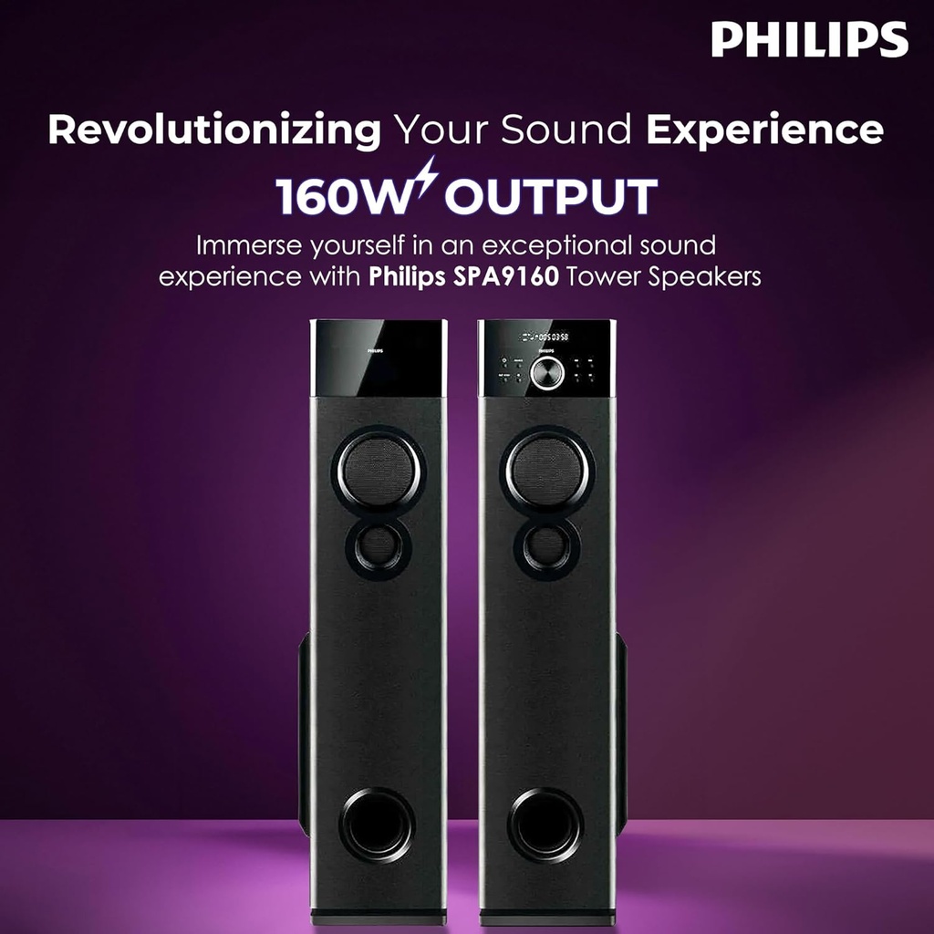 Tower Speakers PHILIPS ‎SPA9160 - 160 W