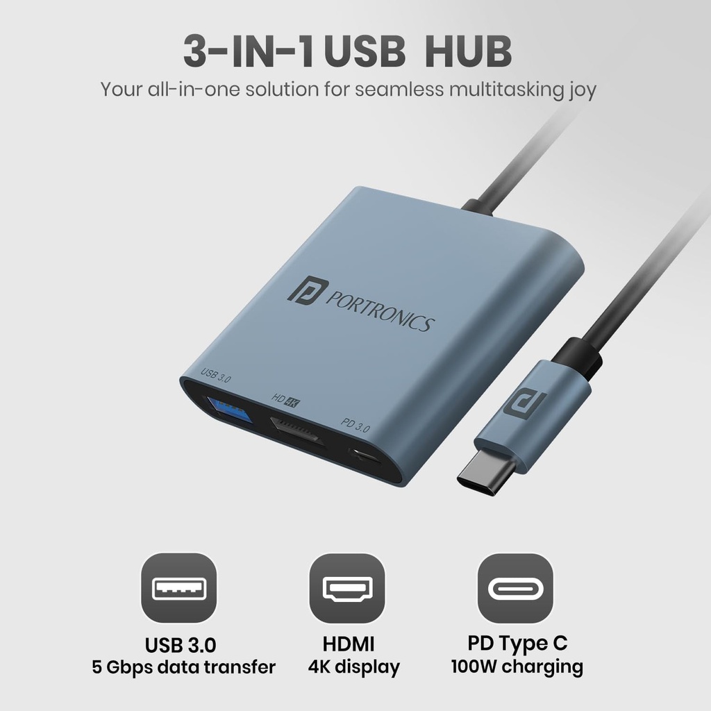 USB Hubs PORTRONICS Mport 8