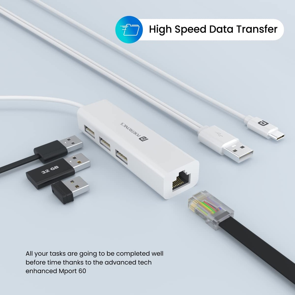 USB Hubs PORTRONICS Mport 8