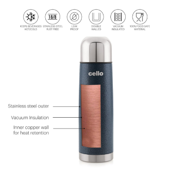 Water Bottle CELLO Flipper - 500 ml 