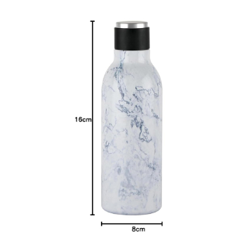Water Bottle CELLO ‎Deezee Marbella White - 900 ml