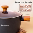 Casserole with Lid 24 cm WONDERCHEF Caesar Forged Pans