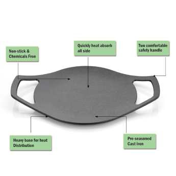Dosa Tawa NIRLON Cast Iron DTP - 300 mm