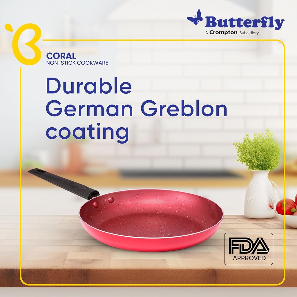 Cookware BUTTERFLY Coral DLX KCP - Set of 3