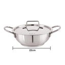 Deep Kadai CELLO Impact Bonded - 20 cm