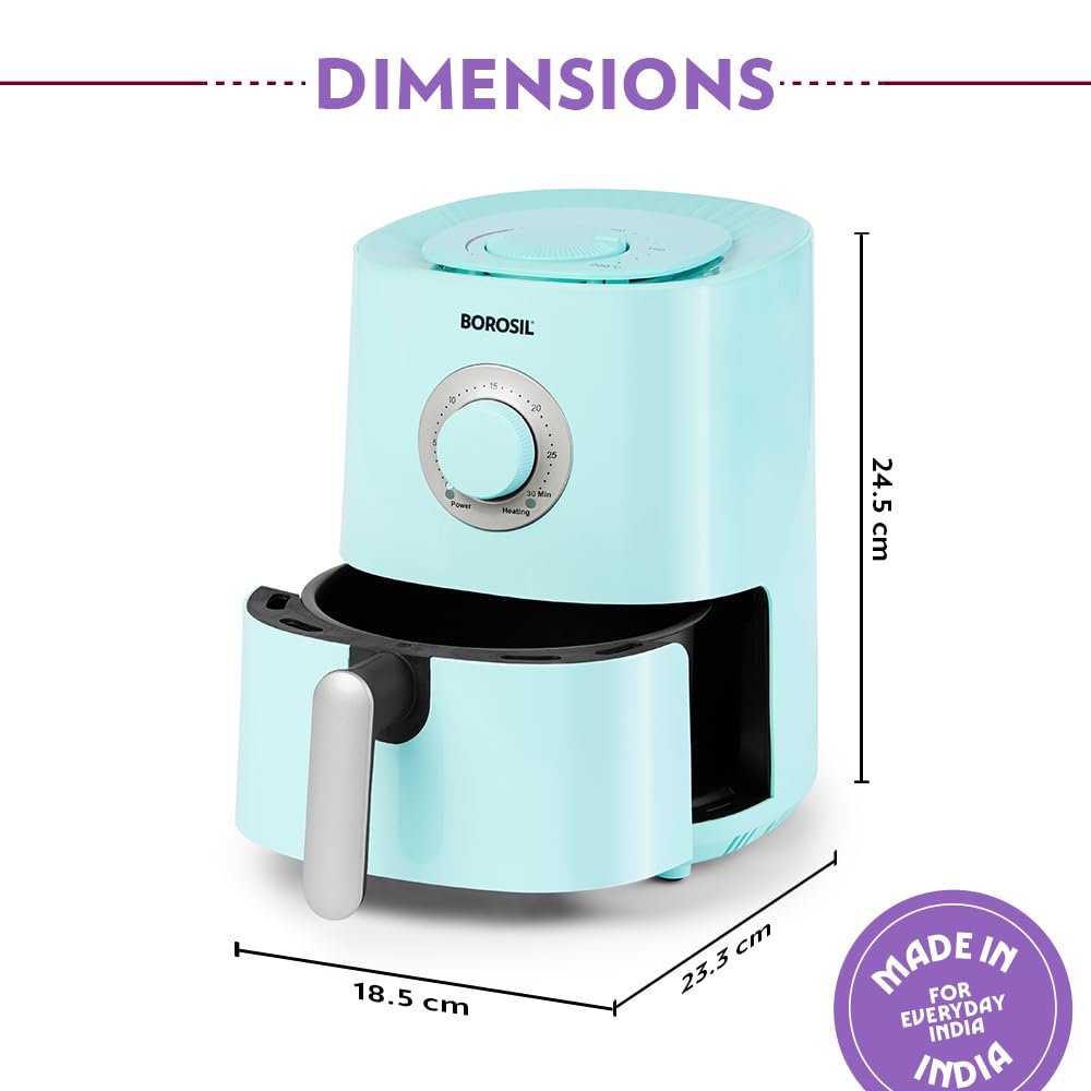Air Fryer BOROSIL Best Blue - 1.2 l