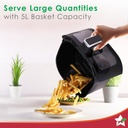 Digital Air Fryers WONDERCHEF Platinum Plus - 5.0L