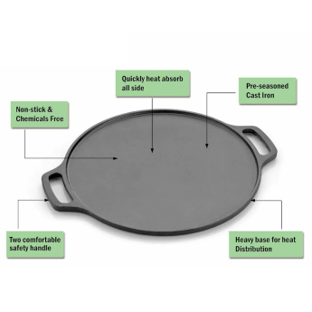 Dosa Tawa NIRLON Cast Iron DTP - 300 mm