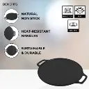 Dosa & Griddle Tawa PENCIL Black Cast - 25 cm 