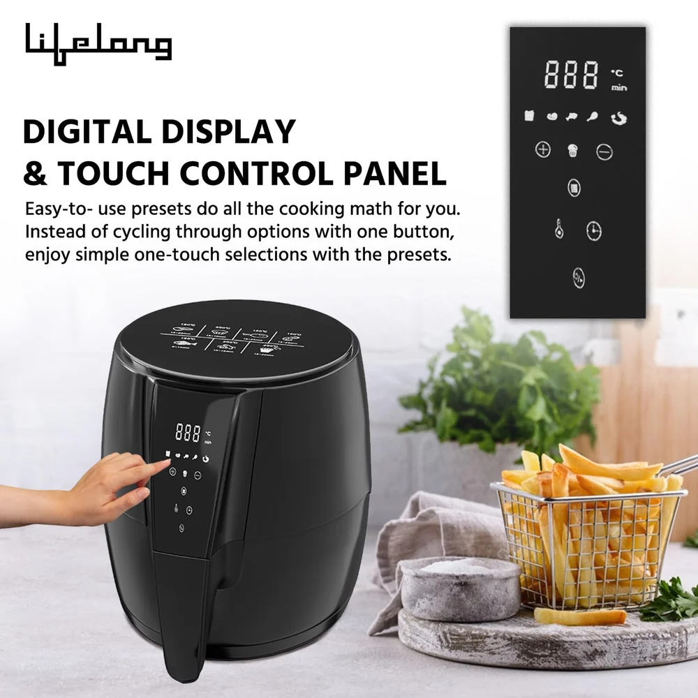 Air Fryer Digital LIFELONG - LLHFD439
