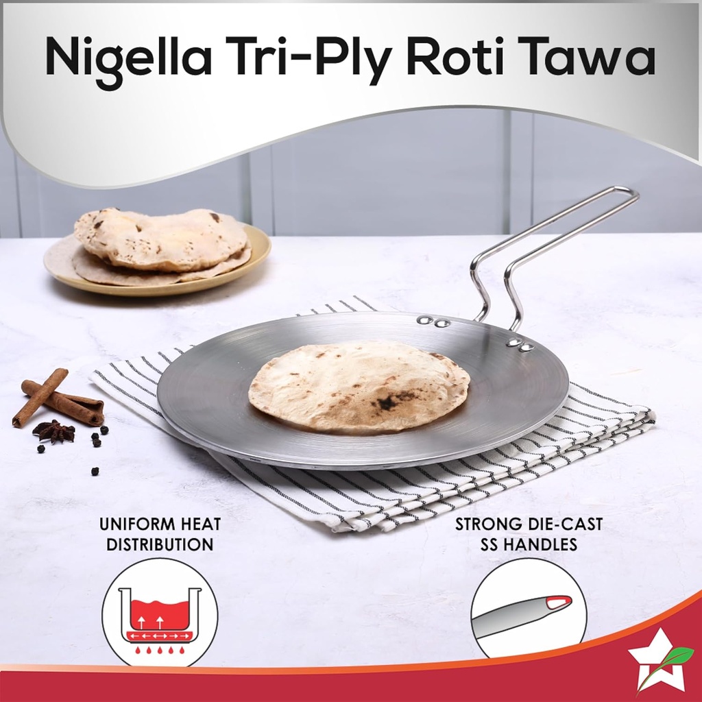 Roti Tawa  26 cm WONDERCHEF Nigella Triply