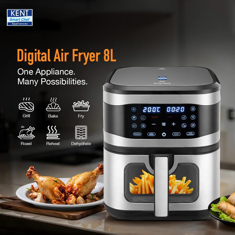 Air Fryer Digital KENT - 8 L
