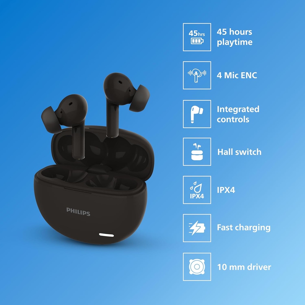 Earbuds PHILIPS TAT1179 - 45 hr