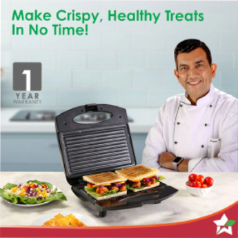 Sandwich Maker WONDERCHEF Acura Plus Griller - 750 W