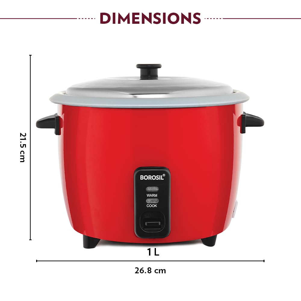 Electric Rice Cooker BOROSIL Pronto - 1 l